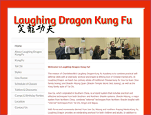 Tablet Screenshot of laughingdragonkungfu.com